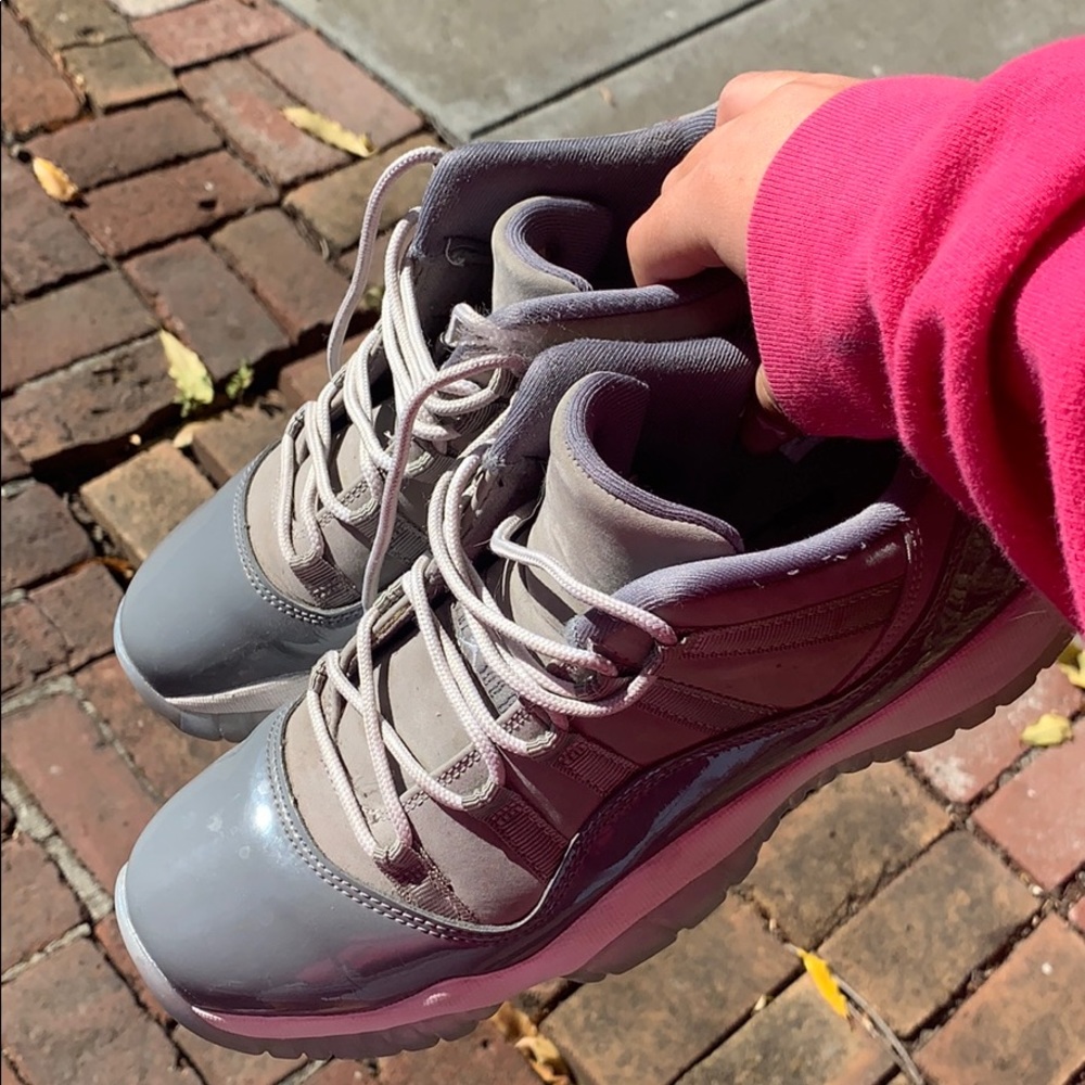 grey jordan 11s